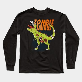 Halloween Happy Halloween Funny Dinosaur Costume Long Sleeve T-Shirt